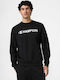 Crewneck Long Sleeve Black Men’s Blouse