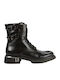 Leather Women's Ankle Boots Black