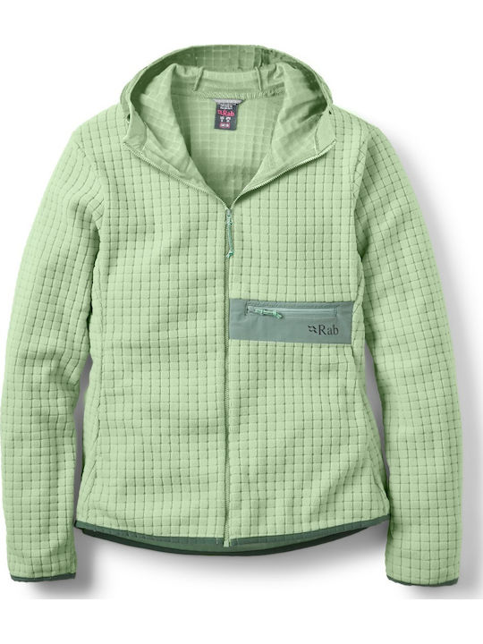 Rab Γυναικείο Μπουφάν για Χειμώνα Fig Green