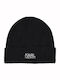 Beanie Beanie Knitted in Black color