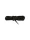 Bergal Trekking Cord Extra Thick Shoelaces 120cm Black Width 5mm 120 Centimeters Black Hiking Round Very Thick