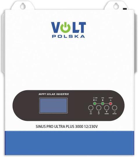 Volt Polska SinusPro ULTRA PLUS 3000 Καθαρού Ημιτόνου Inverter Ισχύος 1500W με Τάση Εισόδου 12V (Μονοφασικό)