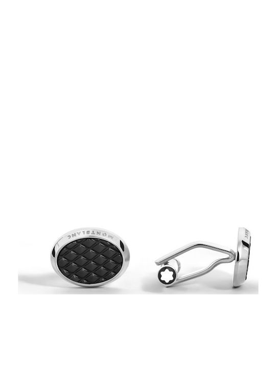 MontBlanc Meisterstuck Steel Cufflinks in Black Color