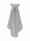Kapuzen Teddy Grey