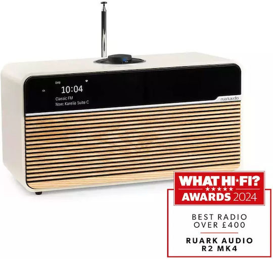 Ruark R2 mk4 Επιτραπέζιο Ραδιόφωνο Ρεύματος DAB+ με Bluetooth Μπεζ