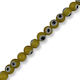 Ochi de Sticlă 8mm Galben 48buc