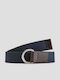 Herren Gürtel Gürtel aus Gewebe Marineblau