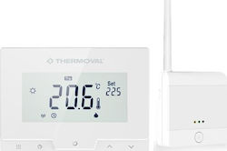 Thermoval Digital Thermostat Raum mit Touchscreen Thermoval Digital Thermostat Raum mit Touchscreen