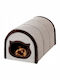 Doggy Dolly Hundebett Häuser Beige
