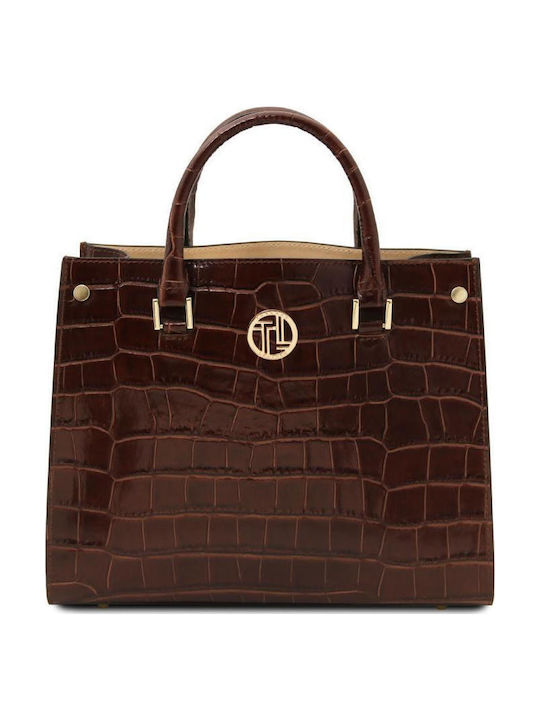 Tuscany Leather Leather Women's Bag Handbag Brown