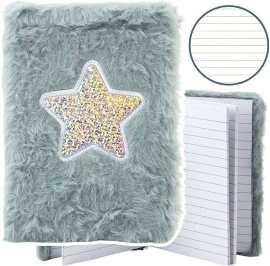 Lean Toys Notizbuch 80 Blätter A6 Geregelt Gray