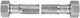 Ferro Flexible Connection Hose Flexible Connection Mesh Stainless Steel Nut-Nut 1/2" 50cm Pws4
