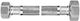 Ferro Flexible Connection Hose Flexible Connection Mesh Stainless Steel Thread 1/2" X 3/8" 20cm Pws811