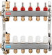 Steel Distributor 5-Way Thermostatic Flow Valve Std Ferro Tg.f.roz.sn-rzp05s