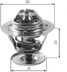 Termostat Coolant Gates Th12588g1 Termostat Coolant Gates Th12588g1
