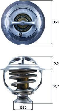 Thermostat Cooling Liquid Mahle Tx 123 95d