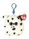Ty Keychain Plush Ty Keychain Squish-a-boos Fetch Dalmatian Dog 8.5cm 39567