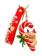 Ecarla Keychain Christmas Lollipop Reindeer