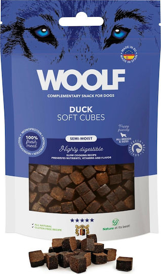 Woolf Woolf Soft Cubes Monoprotein Duck 100g