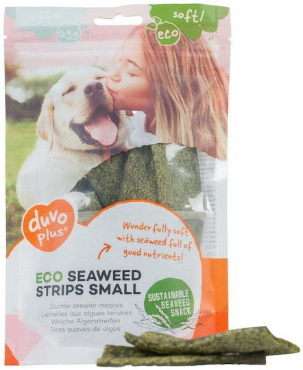 Duvo+ Dog Treat 75g Soft Eco Seaweed Strips Small 6.5cm 8/64