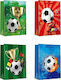 Wktorebki Paper Gift Bag with Football Theme 2x30cm (Various Designs or Colors)