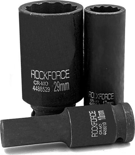 Rockforce Pneumatic Socket with 1/2" Frame Host Diameter 1/2" / 25