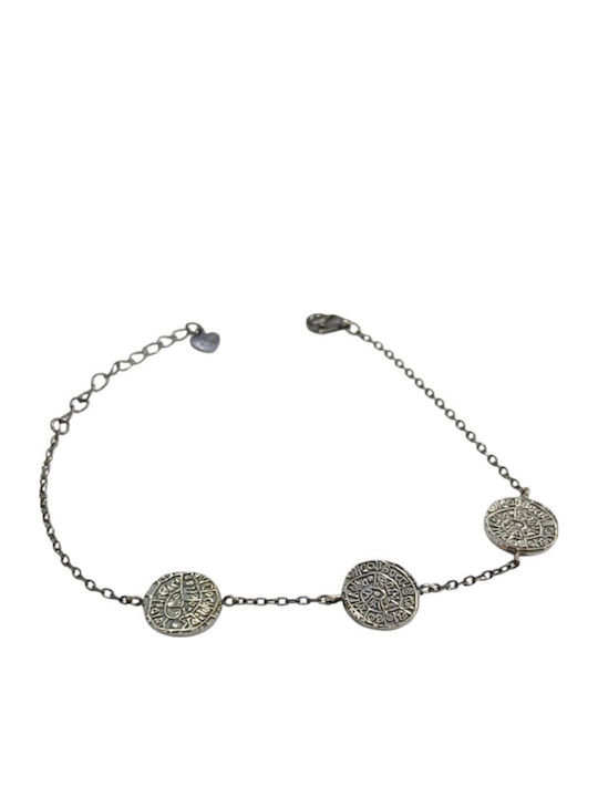 Prince Silvero Γυναικείο Βραχιόλι από Ασήμι 15cm