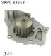 Water Pump Engine Cooling Skf Vkpc 83643