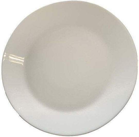 Lumarko Runde Servierplatte Weiß mit Durchmesser 25,4 cm