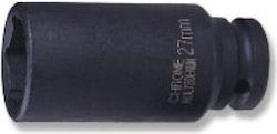 Jonnesway Nuss Pneumatisch Spritzfilter Wasserhahn mit Vierkant-Antrieb 1/2" Durchmesser 1/2" / 28 1Stück