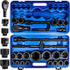 Nüsse Pneumatisch Sechskant mit Vierkant-Antrieb 3/4", 1" Set 26Stück