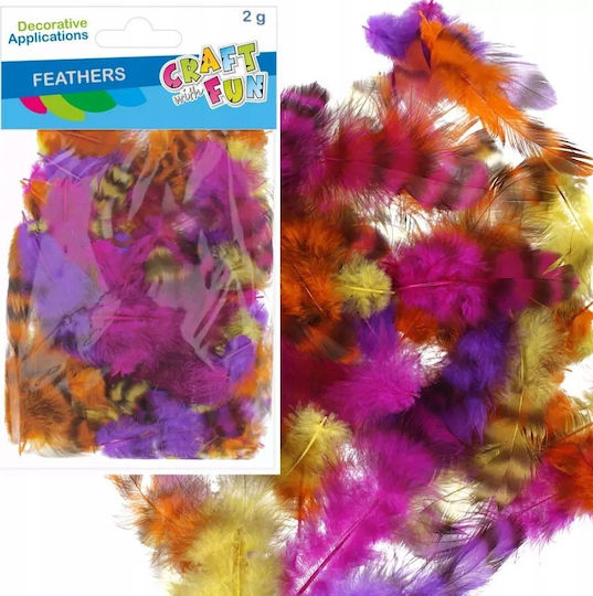 Craft Fun Διακοσμητικό Φτερό 2g Κηλίδες Cf Pbh 12/288
