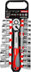Profindustry Sockets With Frame Host 1/2" Set 20 Pieces