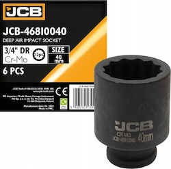 JCB Καρυδάκι με Καρέ Υποδοχής 3/4" Διάμετρος 3/4" / 40 JCB Καρυδάκι με Καρέ Υποδοχής 3/4" Διάμετρος 3/4" / 40