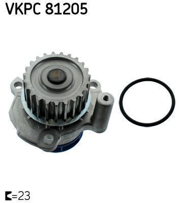 Water Pump Engine Cooling Skf Vkpc 81205