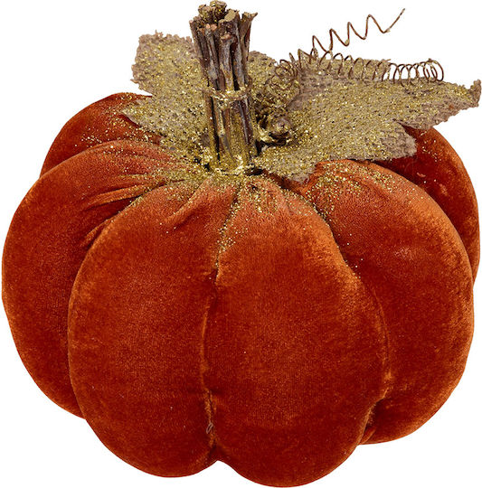 Decorative Pumpkin Φ19x18 A-s Orange Φ19x18
