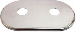 Flat Double Cover Plate Stainless Steel Valves A Spacing 50 Mm Hole Diameter 16 Mm – Fi16 S