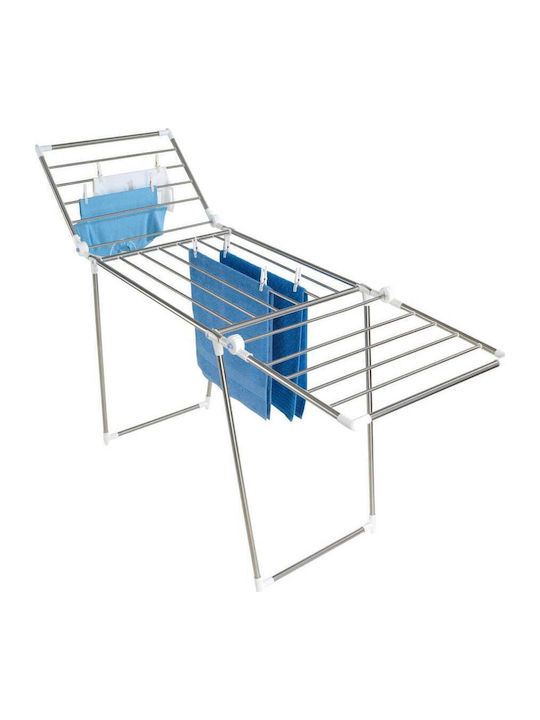 Wenko Folding Floor Clothes Drying Rack Made of Stainless Steel with Hanging Length 13m