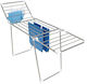 Wenko Folding Floor Clothes Drying Rack Made of Stainless Steel with Hanging Length 13m