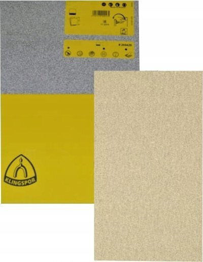 Klingspor Leaf Orbital Sander Sanding Sheet K320 125x125mm Set 100pcs