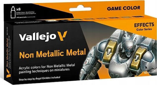 Acrylicos Vallejo Game Комплект Бои за Моделизъм Metallic Metal 18мл 8бр
