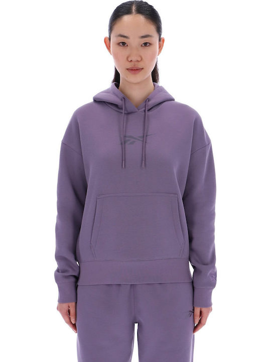 Women's Sweatshirt Jacket Hooded Purple Fusion