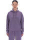 Women's Sweatshirt Jacket Hooded Purple Fusion