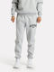Nellie Jogger Παντελόνι Φόρμας με Λάστιχο Light Grey Marl