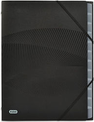 Elba Osmose A4 3-Fold File Folder 12 Black Sections Elba Osmose A4 3-Fold File Folder 12 Black Sections