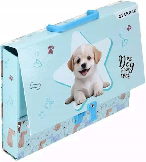 Dosar A4 Mâner 50mm Cuties Doggy Roz 1/15