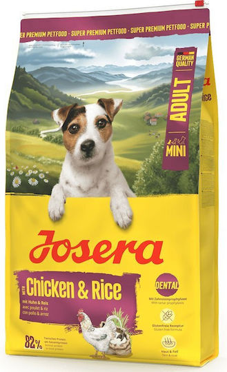 Josera 10kg Ξηρά Τροφή για Ενήλικους Σκύλους Μικρόσωμων Φυλών με Κοτόπουλο και Ρύζι