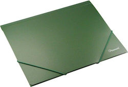 Teka A4 Folder Elastic Green Matte