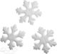 Dp Craft Styrofoam Snowflakes 75 Mm 24 Pieces 4597573 5907589914016