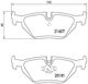 Сет Спирачни Накладки Дискови Brembo P06013